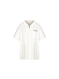 Towelling polo organic cotton