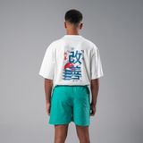 Oversized T-shirt kaizen Japanese logo